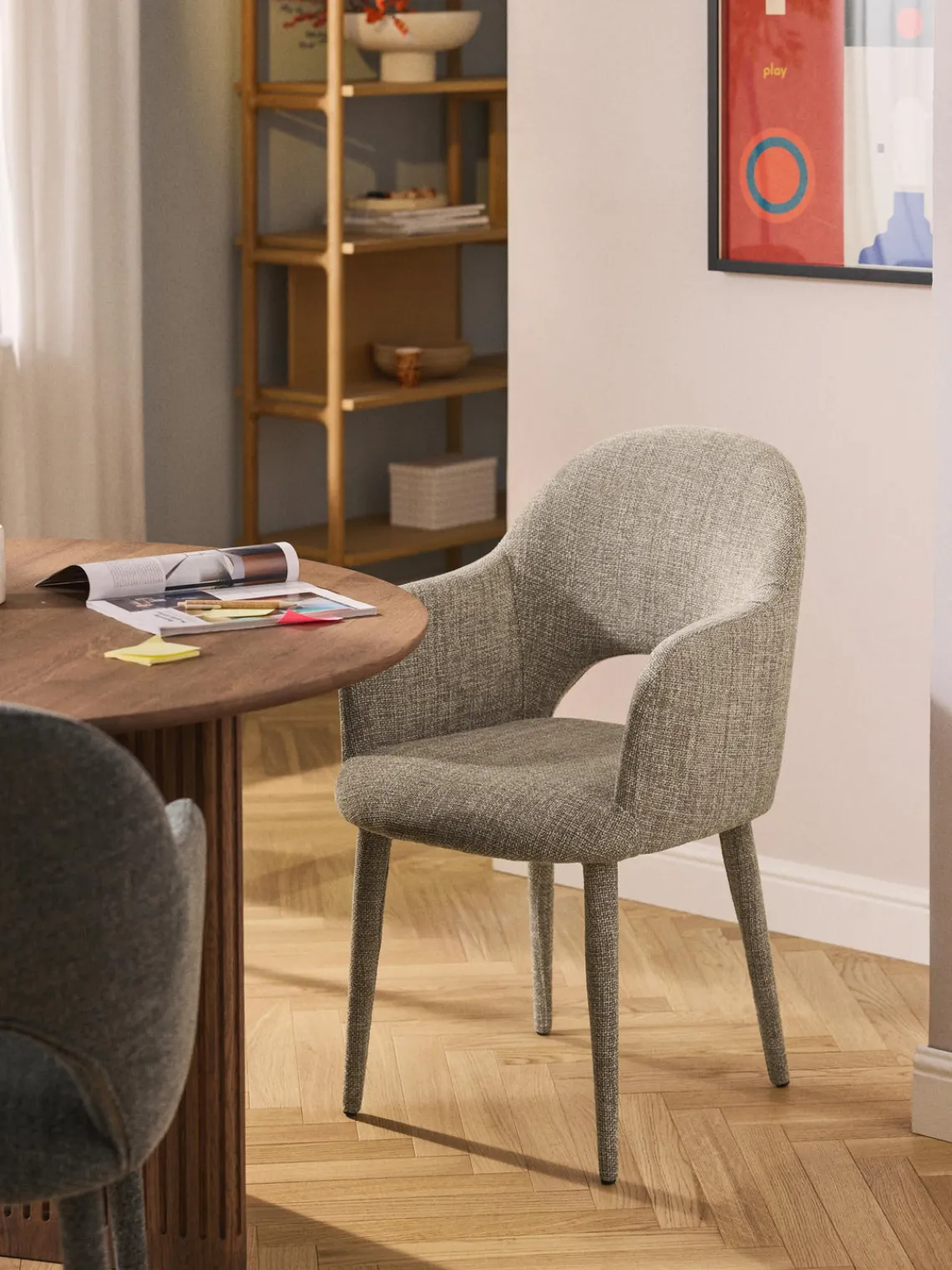 Clearance Silla con reposabrazos Rachel Sillas Con Reposabrazos|Sillas