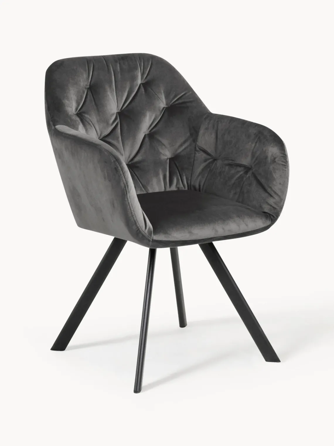 Sale Silla con repozabrazos de terciopelo Lola Sillas Con Reposabrazos|Sillas