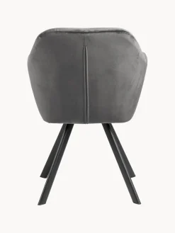 Sale Silla con repozabrazos de terciopelo Lola Sillas Con Reposabrazos|Sillas