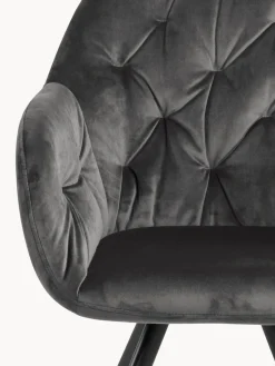 Sale Silla con repozabrazos de terciopelo Lola Sillas Con Reposabrazos|Sillas