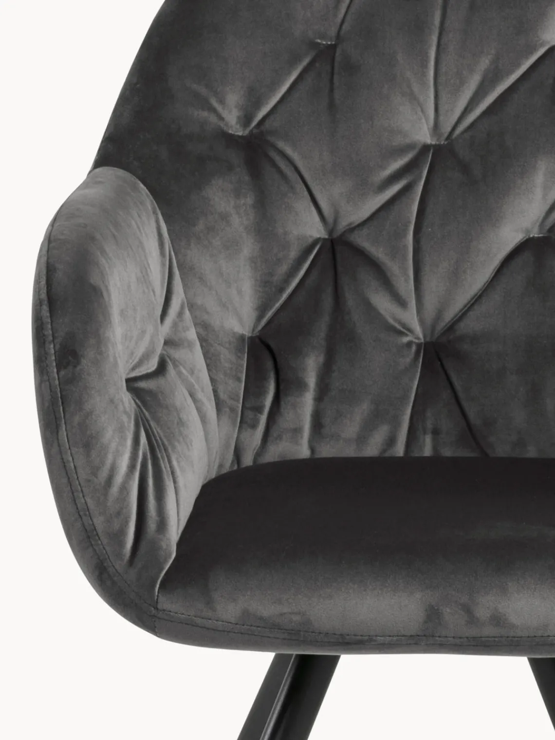 Sale Silla con repozabrazos de terciopelo Lola Sillas Con Reposabrazos|Sillas