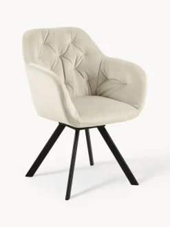 Sale Silla con repozabrazos de terciopelo Lola Sillas Con Reposabrazos|Sillas