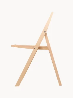Clearance Silla de comedor plegable de madera de abedul Flat Sillas De Madera|Sillas
