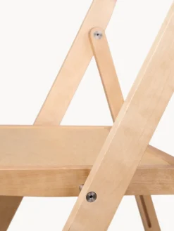 Clearance Silla de comedor plegable de madera de abedul Flat Sillas De Madera|Sillas