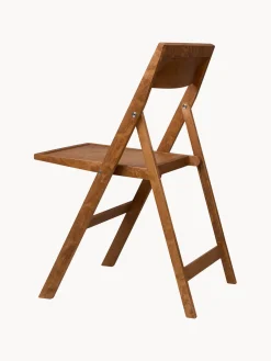 Clearance Silla de comedor plegable de madera de abedul Flat Sillas