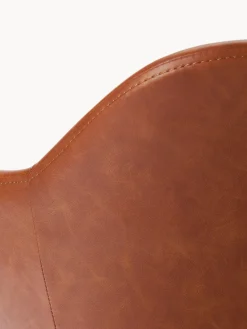 Outlet Silla de cuero sintético con reposabrazos Fiji Sillas Con Reposabrazos|Sillas