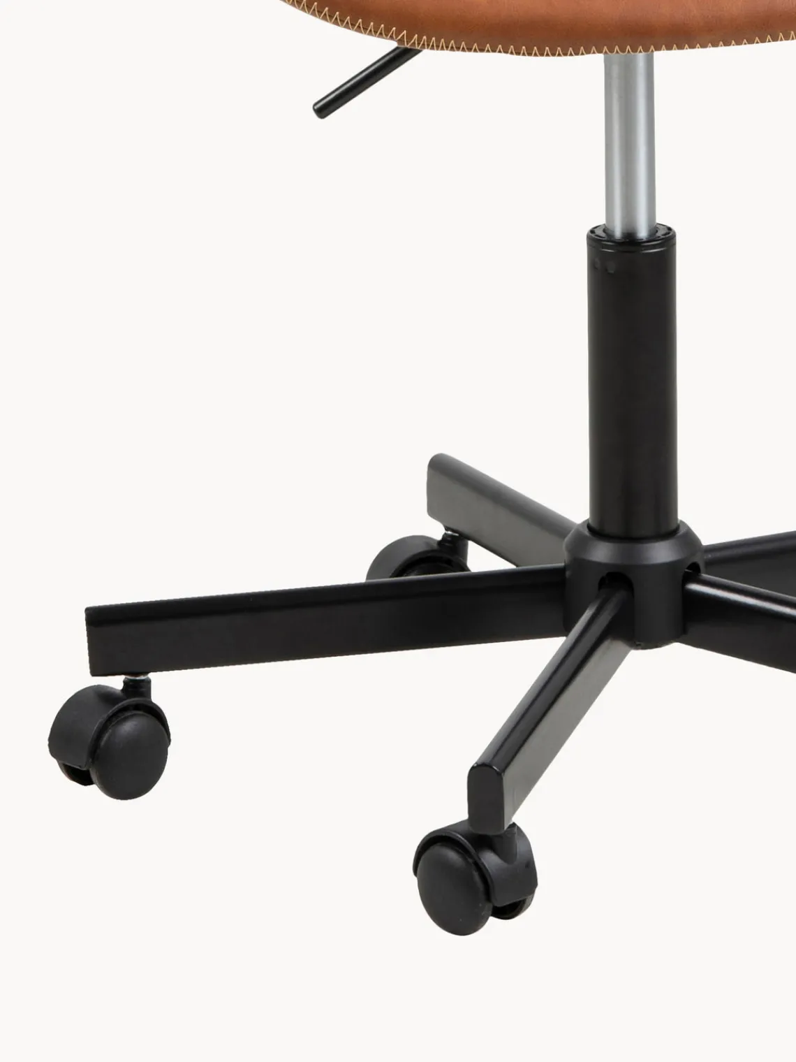 Sillas De Escritorio|Sillas De Escritorio> Silla de escritorio de cuero sintético Batilda, altura regulable