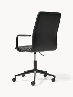 Sillas De Escritorio|Sillas De Escritorio></noscript> Silla de escritorio de cuero sintético Winslow, ajustable en altura Cuero sintético negro