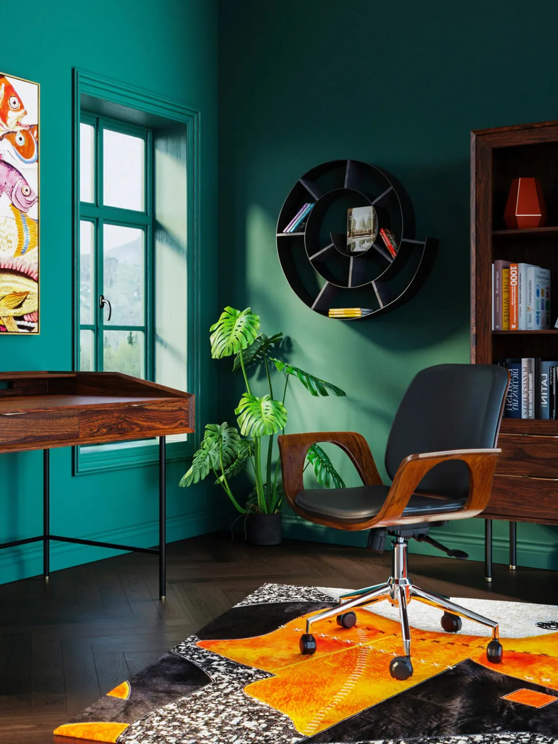 Sillas De Escritorio|Sillas De Escritorio>Kare Design Silla de escritorio de cuero artificial Patron, altura regulable