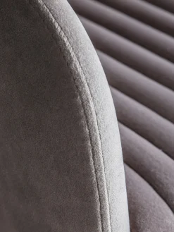 Sillas De Escritorio|Sillas De Escritorio></noscript> Silla de escritorio de terciopelo regulable en altura Murray Terciopelo gris oscuro, dorado