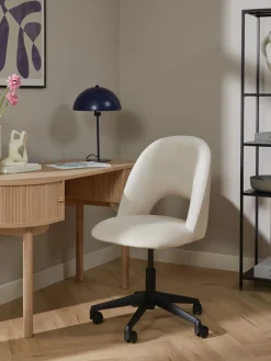 New Silla de escritorio de terciopelo Rachel, altura regulable Sillas De Escritorio|Sillas De Escritorio