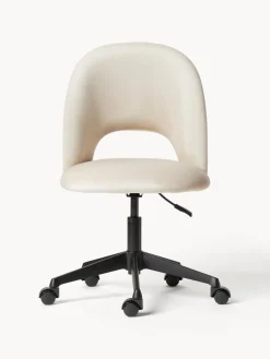 New Silla de escritorio de terciopelo Rachel, altura regulable Sillas De Escritorio|Sillas De Escritorio