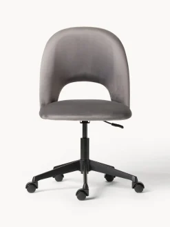 New Silla de escritorio de terciopelo Rachel, altura regulable Sillas De Escritorio|Sillas De Escritorio