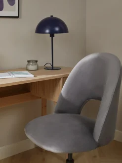 New Silla de escritorio de terciopelo Rachel, altura regulable Sillas De Escritorio|Sillas De Escritorio