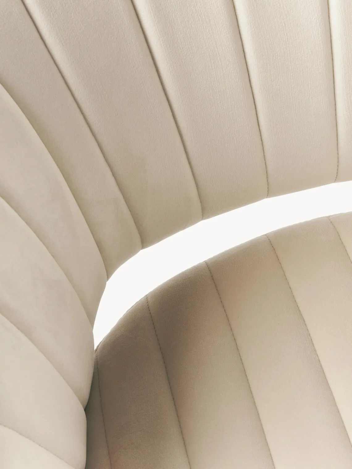 Discount Silla de escritorio de terciopelo con reposabrazos Laria, altura regulable Sillas De Escritorio|Sillas De Escritorio