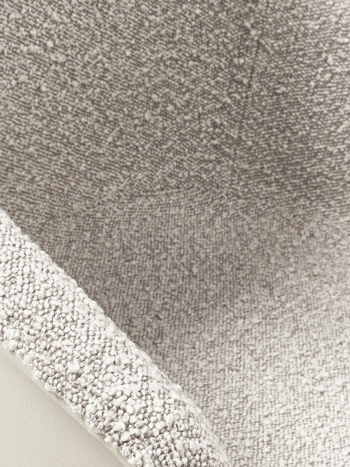 Outlet Silla de escritorio en tejido bouclé Albert, regulable en altura Sillas De Escritorio|Sillas De Escritorio