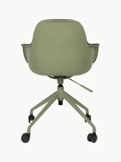 Sillas De Escritorio|Sillas De Escritorio></noscript>Zuiver Silla de escritorio en tejido bouclé Albert, regulable en altura Bouclé verde