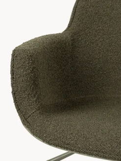 Sillas De Escritorio|Sillas De Escritorio></noscript>Zuiver Silla de escritorio en tejido bouclé Albert, regulable en altura Bouclé verde