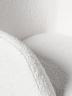 Sale Silla de escritorio en tejido bouclé Lucie Sillas De Escritorio|Sillas De Escritorio