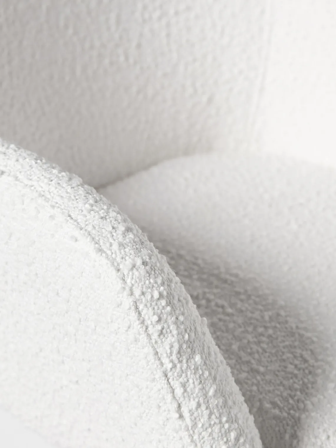 Sillas De Escritorio|Sillas De Escritorio>Westwing Collection Silla de escritorio en tejido bouclé Lucie Bouclé blanco, dorado