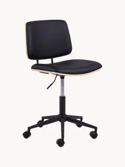 Sillas De Escritorio|Sillas De Escritorio> Silla de escritorio giratoria de piel sintética Owen, regulable en altura