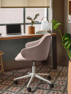 Silla de escritorio tapizada regulable en altura Einara Sillas De Escritorio|Sillas De Escritorio
