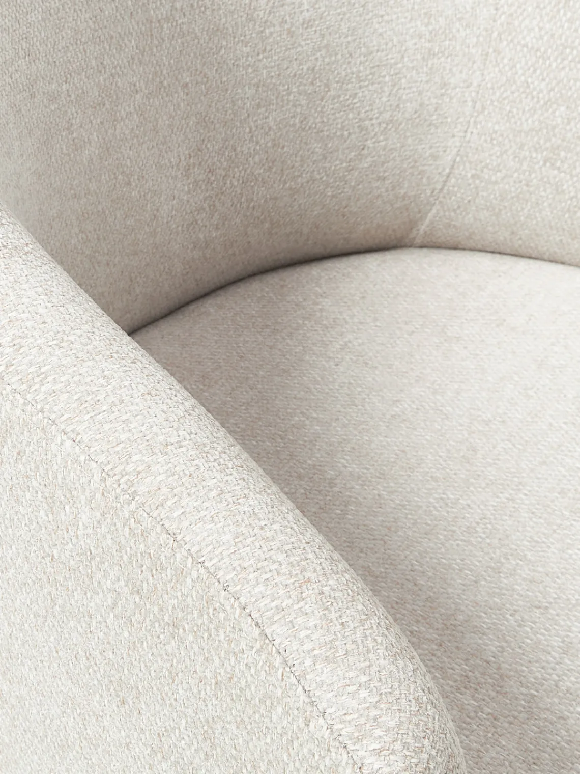 Sillas De Escritorio|Sillas De Escritorio> Silla de escritorio tapizada regulable en altura Einara Tejido gris claro