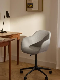 Best Silla de escritorio tapizada con asiento estrecho Fiji Sillas De Escritorio|Sillas De Escritorio