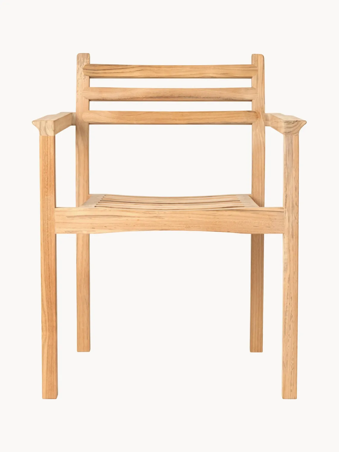 New Silla de jardín apilable de madera de teca AH502 Sillas De Jardín|Sillas De JardíN