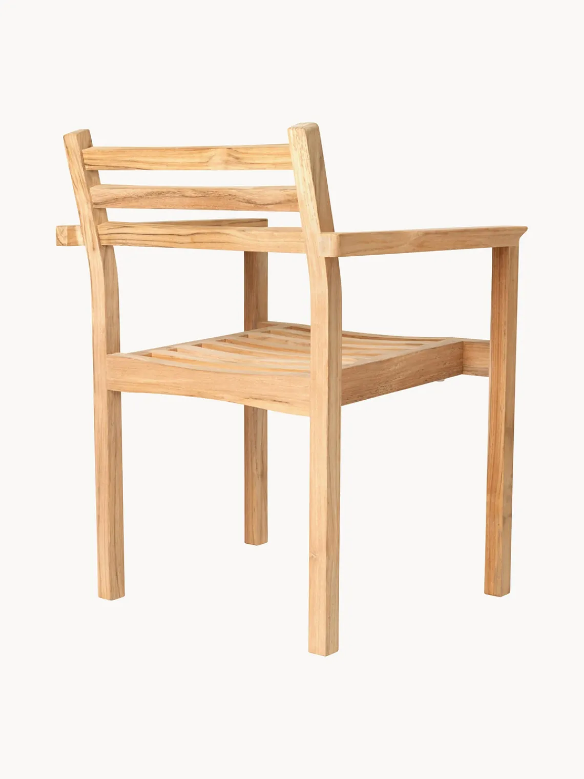 New Silla de jardín apilable de madera de teca AH502 Sillas De Jardín|Sillas De JardíN