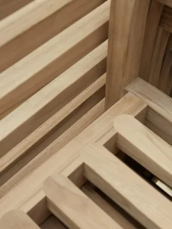 New Silla de jardín apilable de madera de teca AH502 Sillas De Jardín|Sillas De JardíN