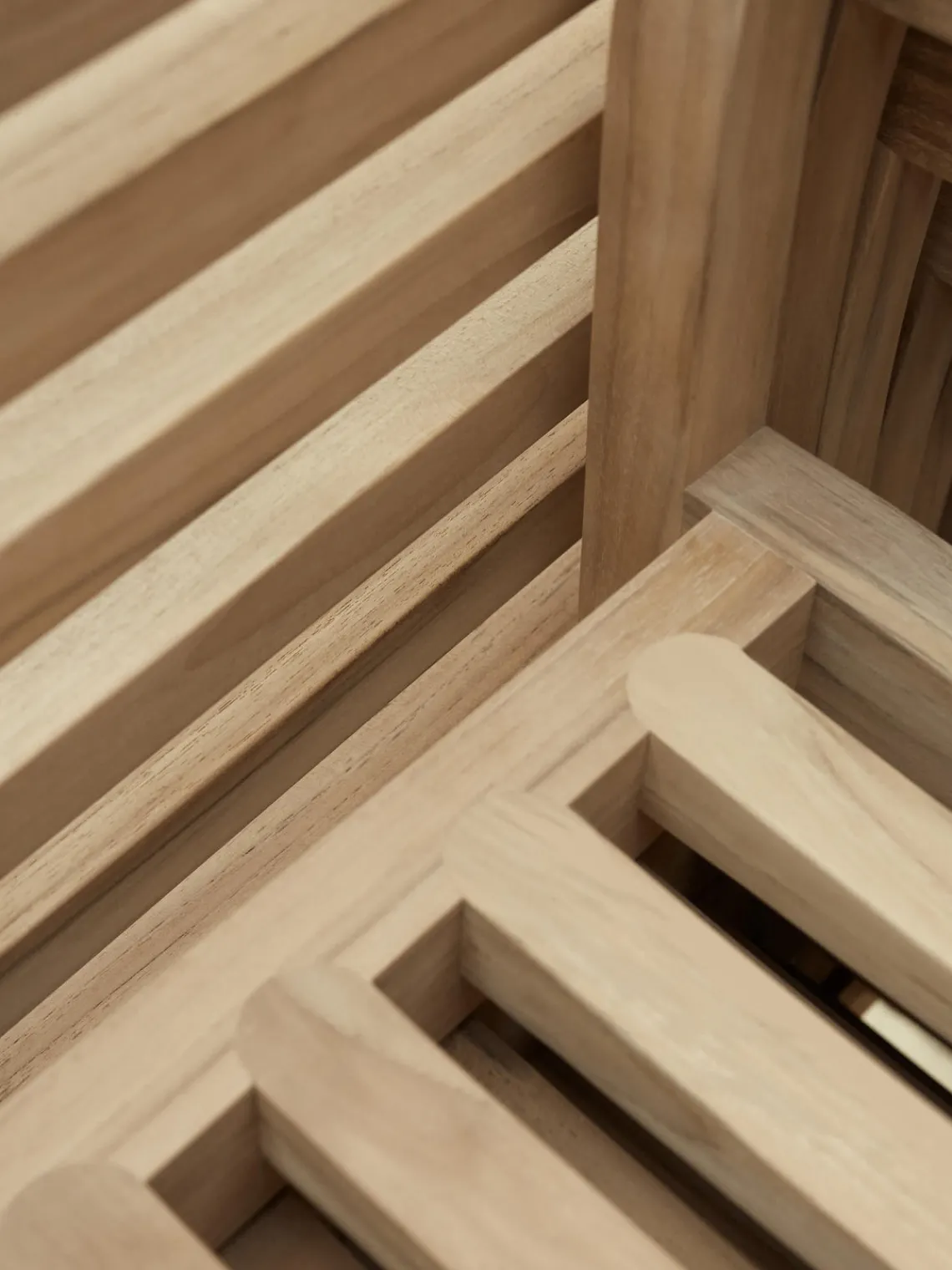 New Silla de jardín apilable de madera de teca AH502 Sillas De Jardín|Sillas De JardíN