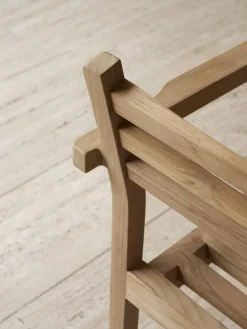 New Silla de jardín apilable de madera de teca AH502 Sillas De Jardín|Sillas De JardíN