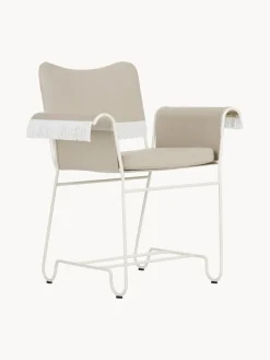 Sillas De Jardín|Sillas De Jardí­N>GUBI Silla de jardín con flecos Tropique Blanco, beige