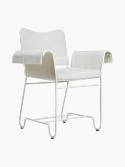 Sillas De Jardín|Sillas De Jardí­N>GUBI Silla de jardín con flecos Tropique Tejido blanco, blanco