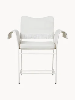 Sillas De Jardín|Sillas De Jardí­N>GUBI Silla de jardín con flecos Tropique Tejido blanco, blanco
