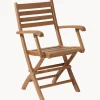 Sillas De Jardín|Sillas De Jardí­N>Cinas Silla de jardín de brazos de teca York, plegable