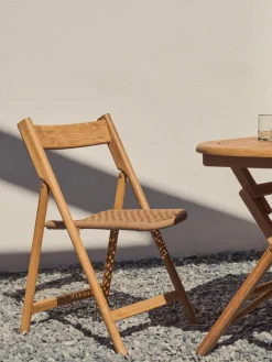 Sillas De Jardín|Sillas De Jardí­N> Silla de jardín plegable de madera de acacia Dandara