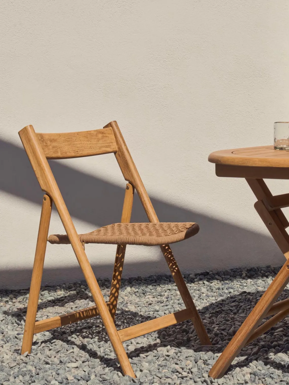 Sillas De Jardín|Sillas De JardíN> Silla de jardín plegable de madera de acacia Dandara