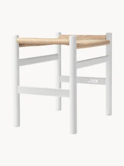 Discount Silla de madera con asiento tejido a mano CH36 Pufs Y Otomanos|Pufs Y Otomanos