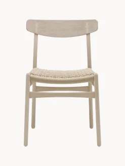 Clearance Silla de madera con asiento tejido a mano CH23 Sillas De Madera|Sillas