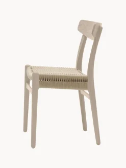 Clearance Silla de madera con asiento tejido a mano CH23 Sillas De Madera|Sillas