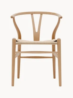 Sillas De Madera|Sillas>Carl Hansen & Søn Silla de madera con asiento tejido a mano CH24 Madera de haya barnizada, beige