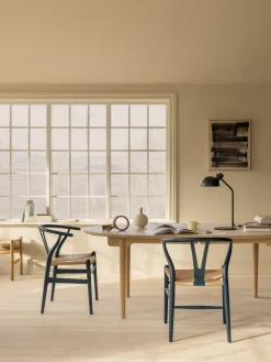 Outlet Silla de madera con asiento tejido a mano CH24 Sillas De Madera|Sillas