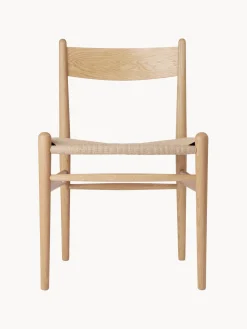 Silla de madera con asiento tejido a mano CH36 Sillas De Madera|Sillas