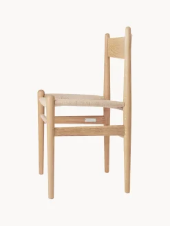 Silla de madera con asiento tejido a mano CH36 Sillas De Madera|Sillas