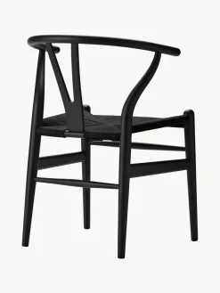 Silla de madera con asiento tejido a mano CH24 Sillas