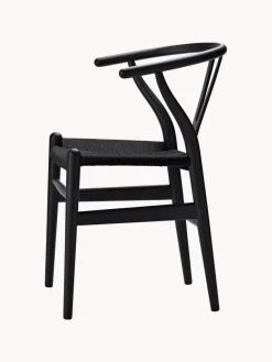 Silla de madera con asiento tejido a mano CH24 Sillas