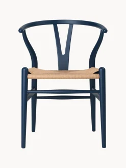 Silla de madera con asiento tejido a mano CH24 Sillas De Madera|Sillas