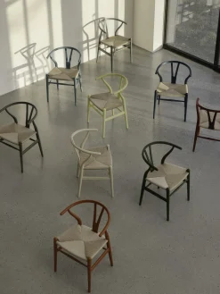 Hot Silla de madera con asiento tejido a mano CH24 Sillas De Madera|Sillas